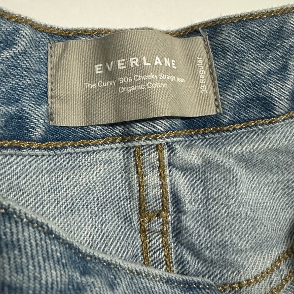 NWT Everlane The Curby ‘90s Cheeky Straight Jeans Sz 33 - Picture 7 of 9